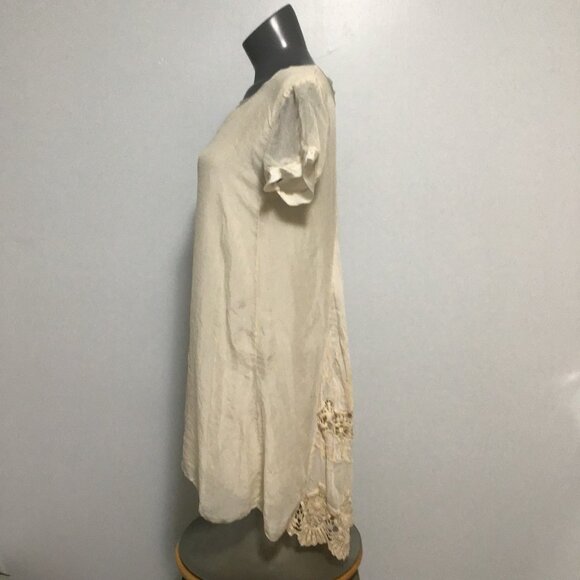 GIULIA Silk Tunic Dress with Lace Detailing Size XS - Picture 12 of 14